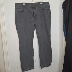 Levi's 541 Athletic Taper Gray Jeans Mens 40x30 Charcoal Denim Pants